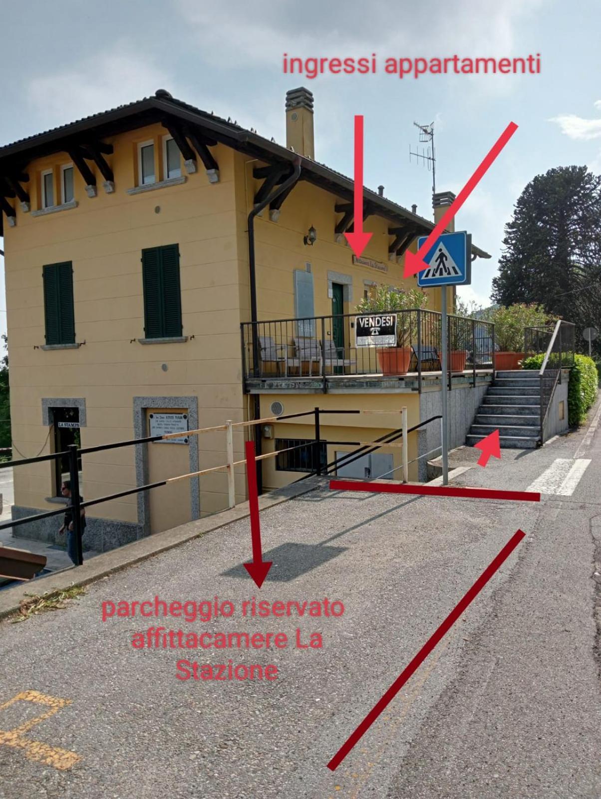 La Stazione Hotel Premeno Eksteriør billede